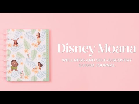 Disney Moana - Classic Guided Wellness Journal - 80 Sheets