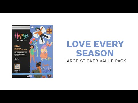 Squad Goals Love Every Season - Large Value Pack Stickers