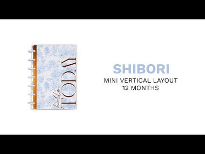 2024 Shibori Happy Planner - Mini Vertical Layout - 12 Months