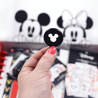 Mickey Mouse Medium Plastic Disc Set - Black
