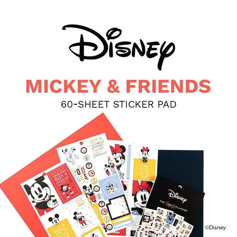 Disney Large Flat Stickers Mickey & Friends