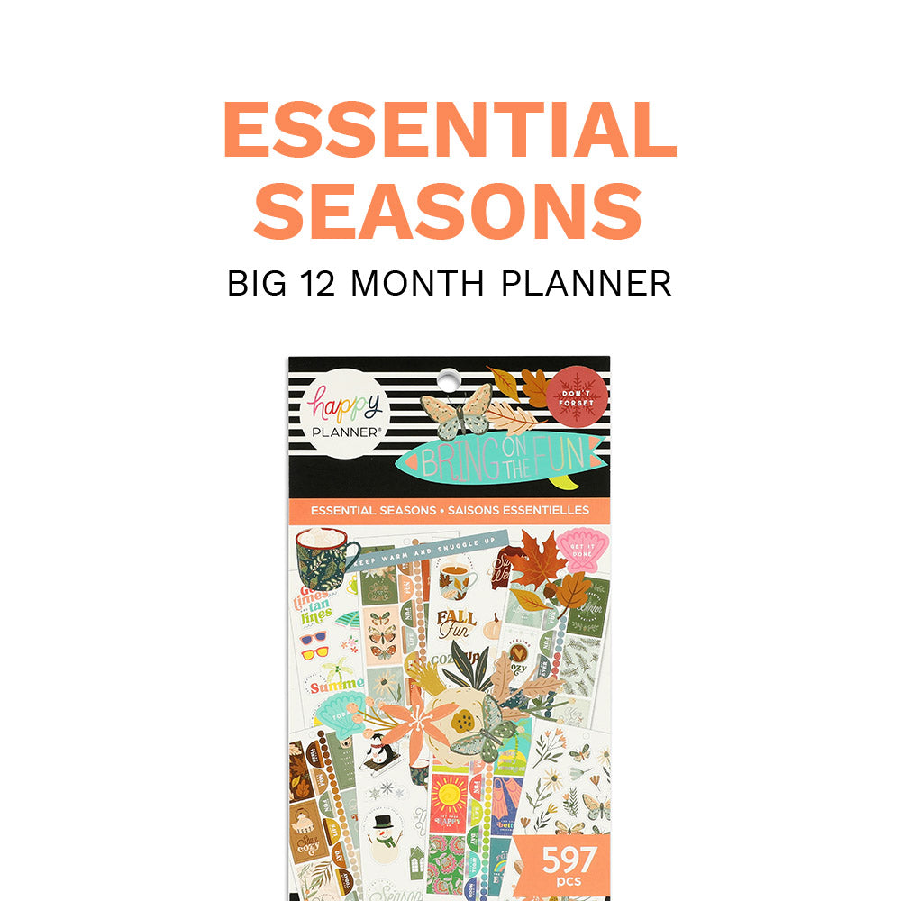 Happy Planner Sticker Value Pack-Seasonal - Classic, 1557/Pkg