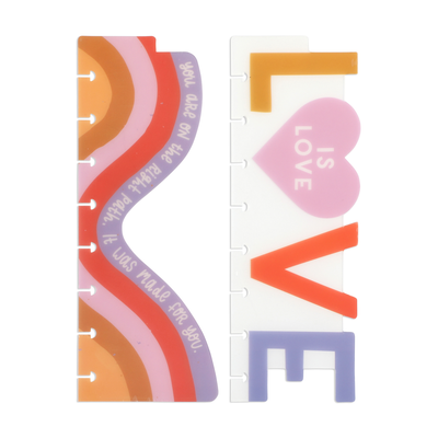 Love is Love Happy Planner x The Pigeon Letters - Classic Bookmarks - 2 Pack
