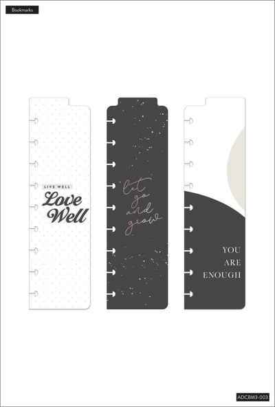 Black and White Classic Bookmarks - 3 Pack
