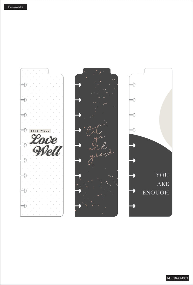 Black and White Classic Bookmarks - 3 Pack – The Happy Planner