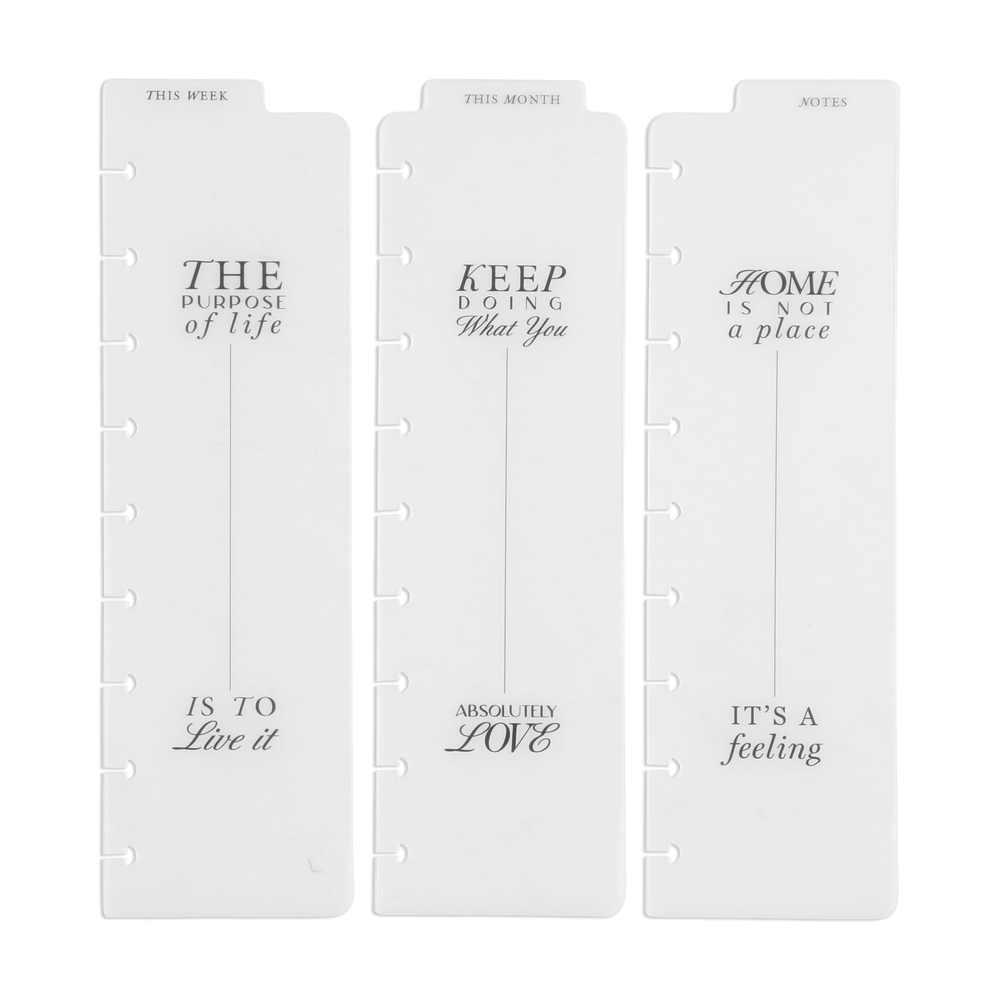 Work + Life Signature - Classic Bookmarks - 3 Pack β Happy Planner