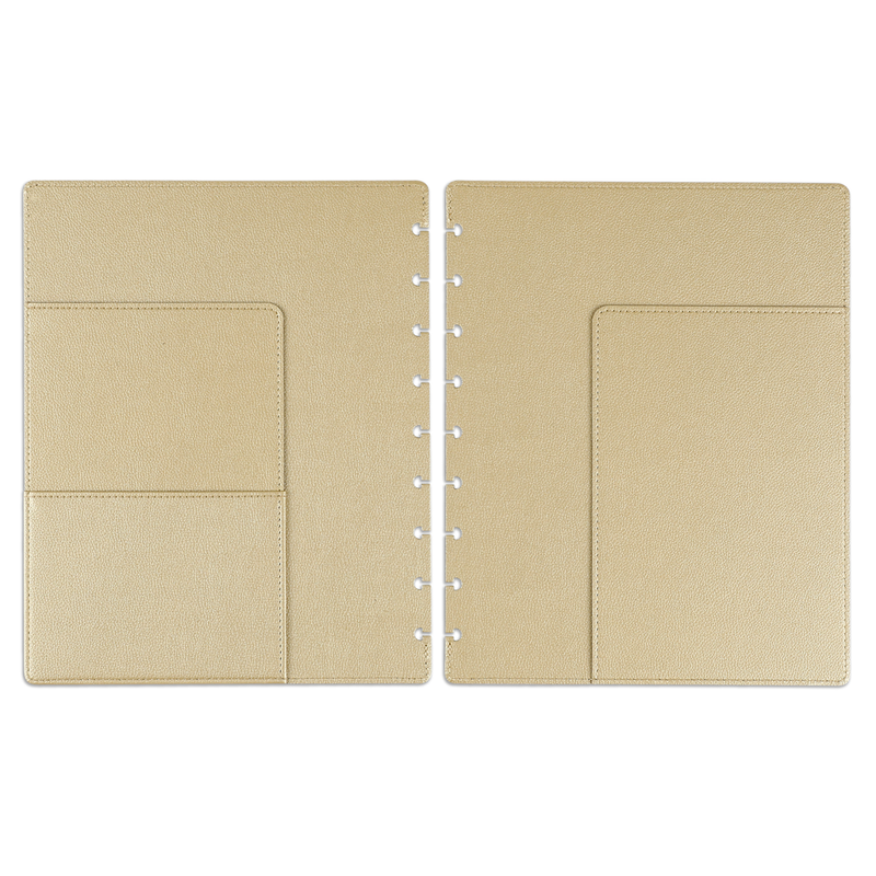 DELUXE Snap-In Planner Cover - Gold
