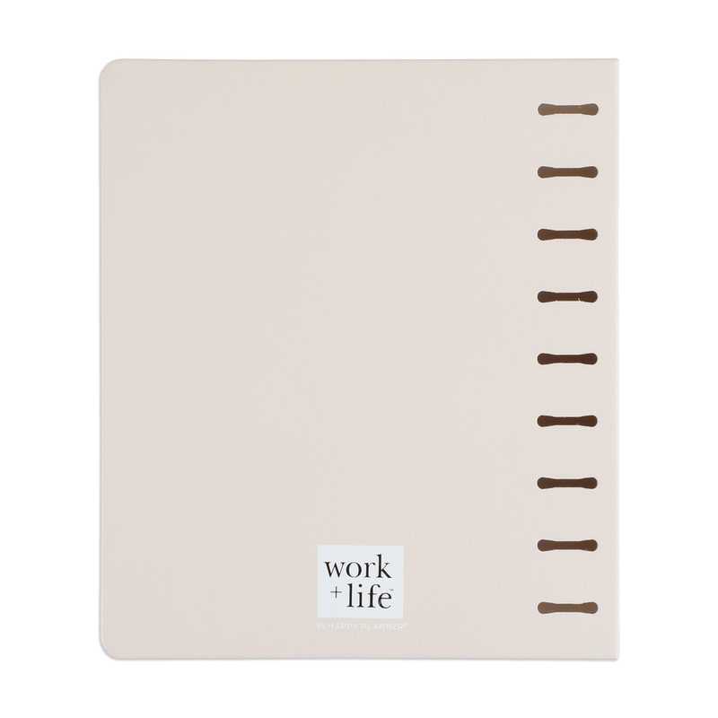Work + Life Ivy & Rose - DELUXE Classic Planner Cover โ Happy Planner
