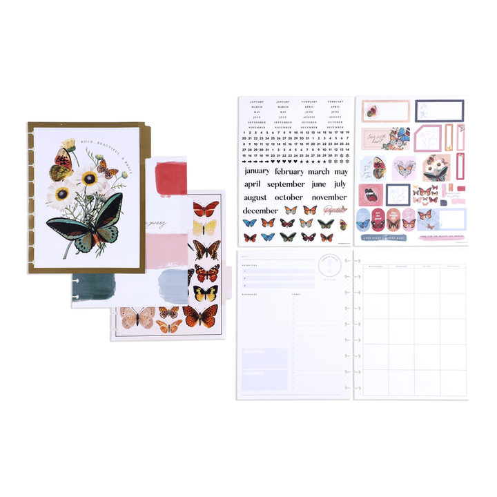 papillon セット Papillon Butterfly Classic Extension Pack – Happy Planner