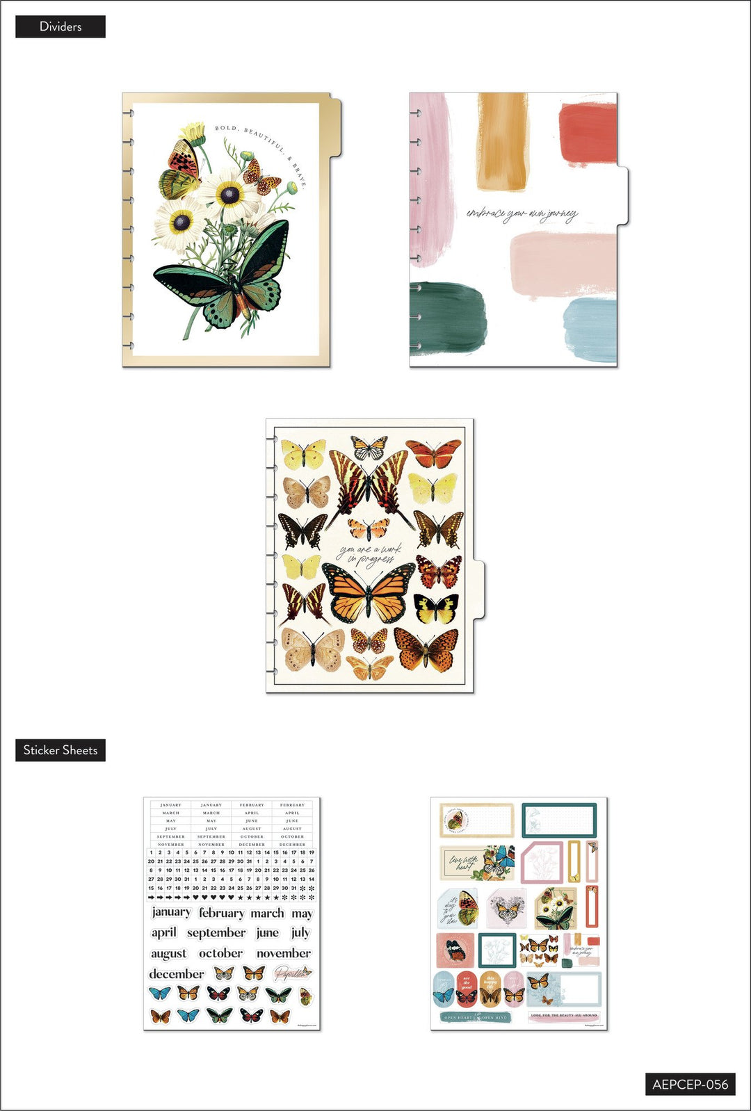 Papillon Butterfly Classic Extension Pack – Happy Planner