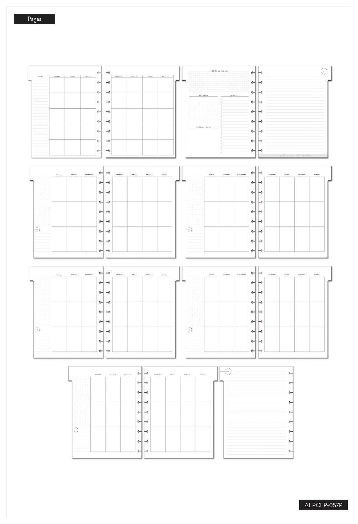 Work + Life Classic Extension Pack – Happy Planner work-life-classic-extension-pack-happy-planner