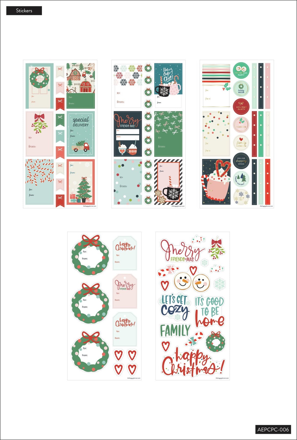 Christmas Holidays Planner Stickers Graphic by Happy Printables Club ·  Creative Fabrica