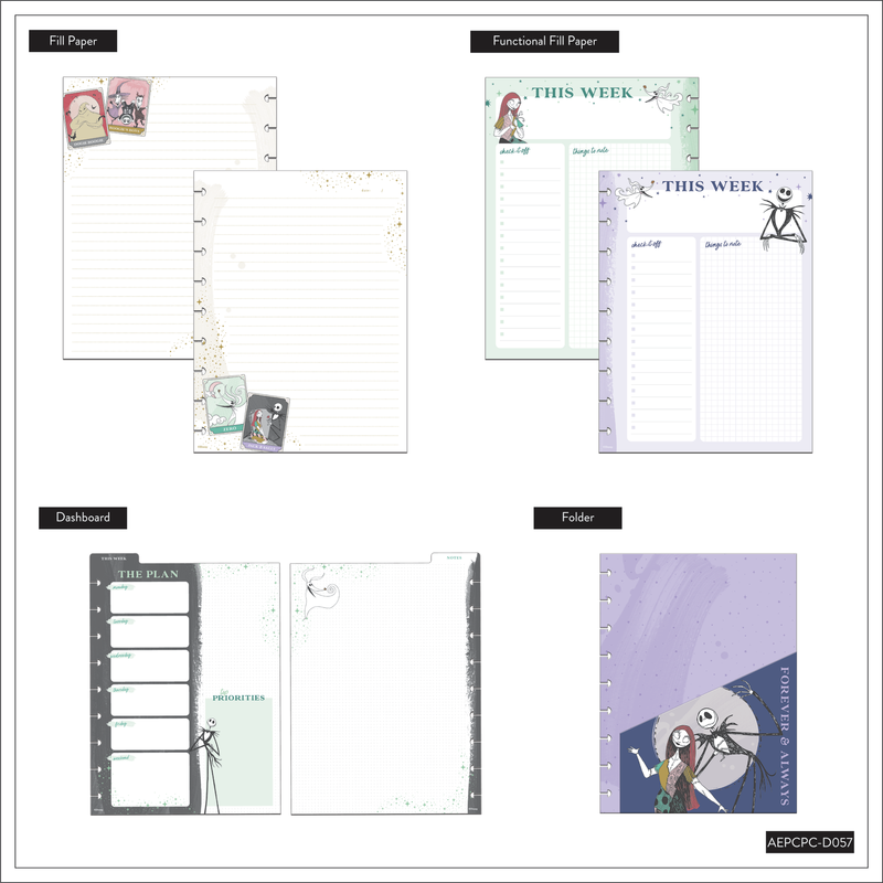 Disney© Tim Burton's The Nightmare Before Christmas - Classic Planner – Happy Planner disney-tim-burton-s-the-nightmare-before-christmas-classic-planner-happy-planner