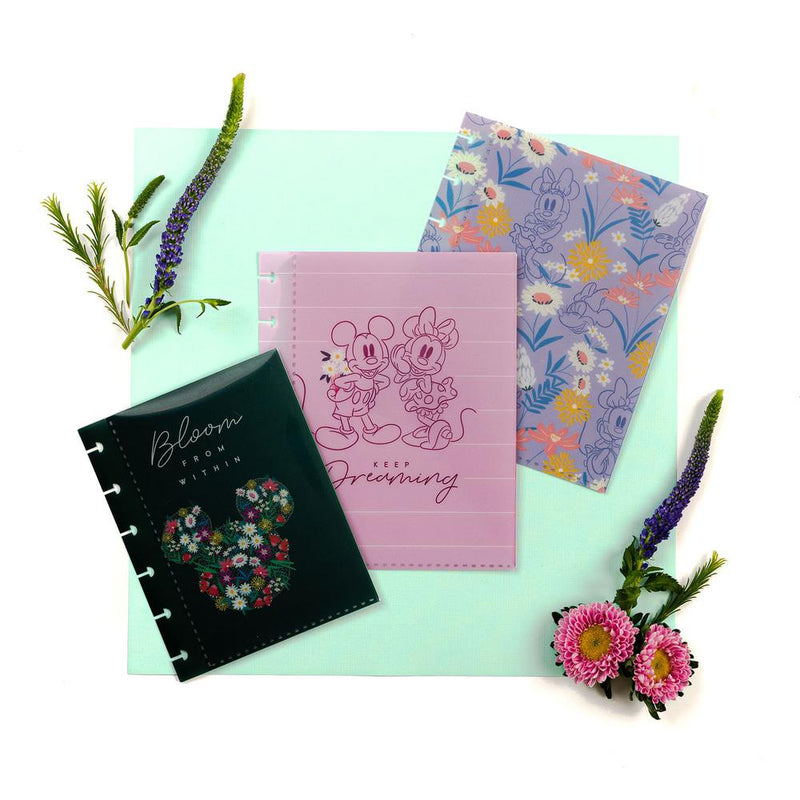 Disney © Mickey Mouse & Minnie Mouse Floral Bloom from Within Snap-In Envelopes - 3 Pack