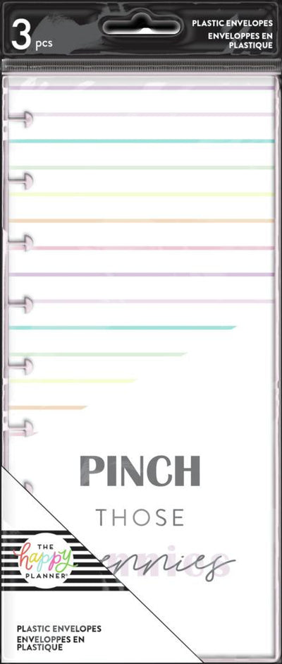 Bright Budget Snap-In Envelopes - 3 Pack