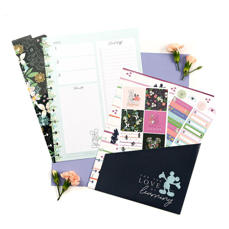 The Happy Planner® Disney® Mickey & Minnie Floral Classic Accessory Pack