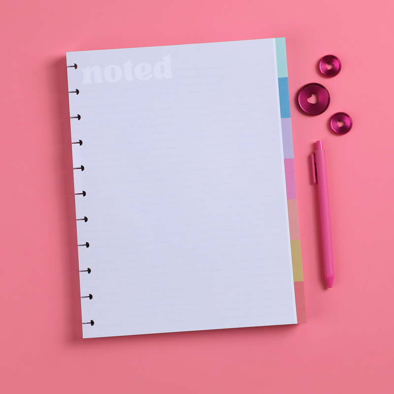 Happy Brights - Block Notepad - Big - 100 Sheets – Happy Planner