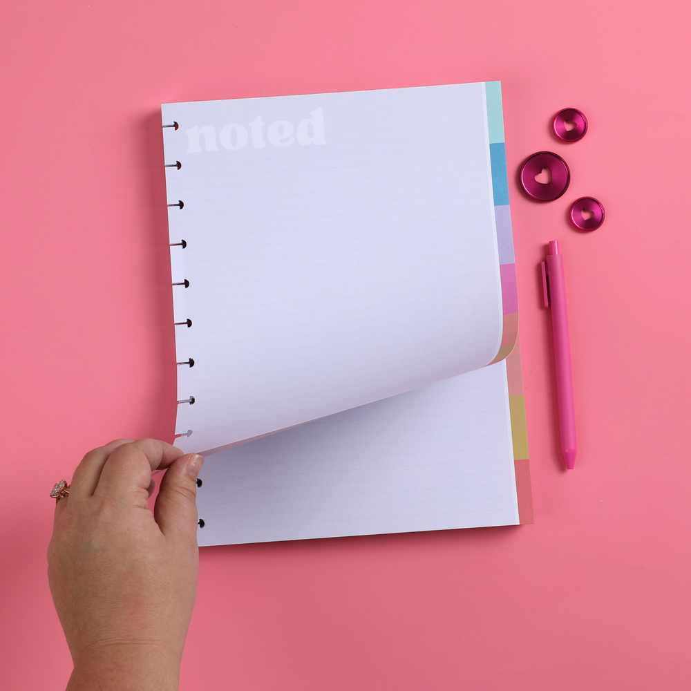 Happy Brights - Block Notepad - Big - 100 Sheets – Happy Planner