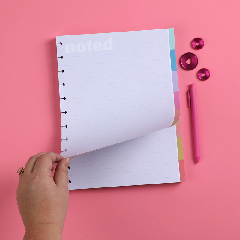 Block Notes Large Happy Brights - Block Notepad - Big - 100 Sheets – Happy Planner
