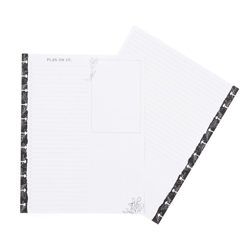 Black & White Florals Big Filler Paper