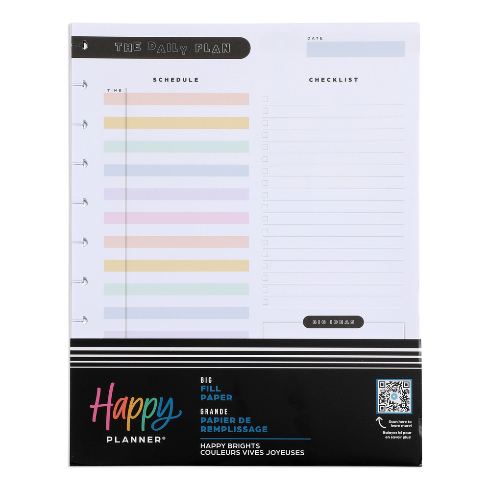 Happy Sheet Example Happy Brights - Dashboard Big Filler Paper - 40 Sheets – Happy Planner