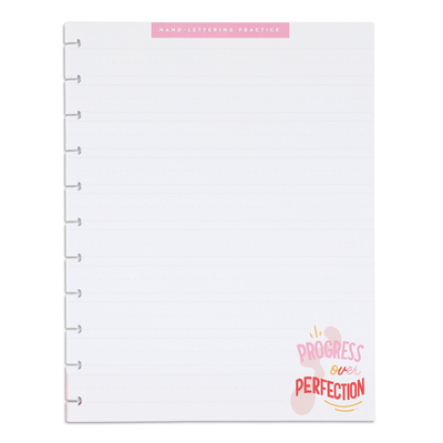 bbalteschule x Threeologie Think Pink Big Filler Paper - Lettering Paper - 40 Sheets