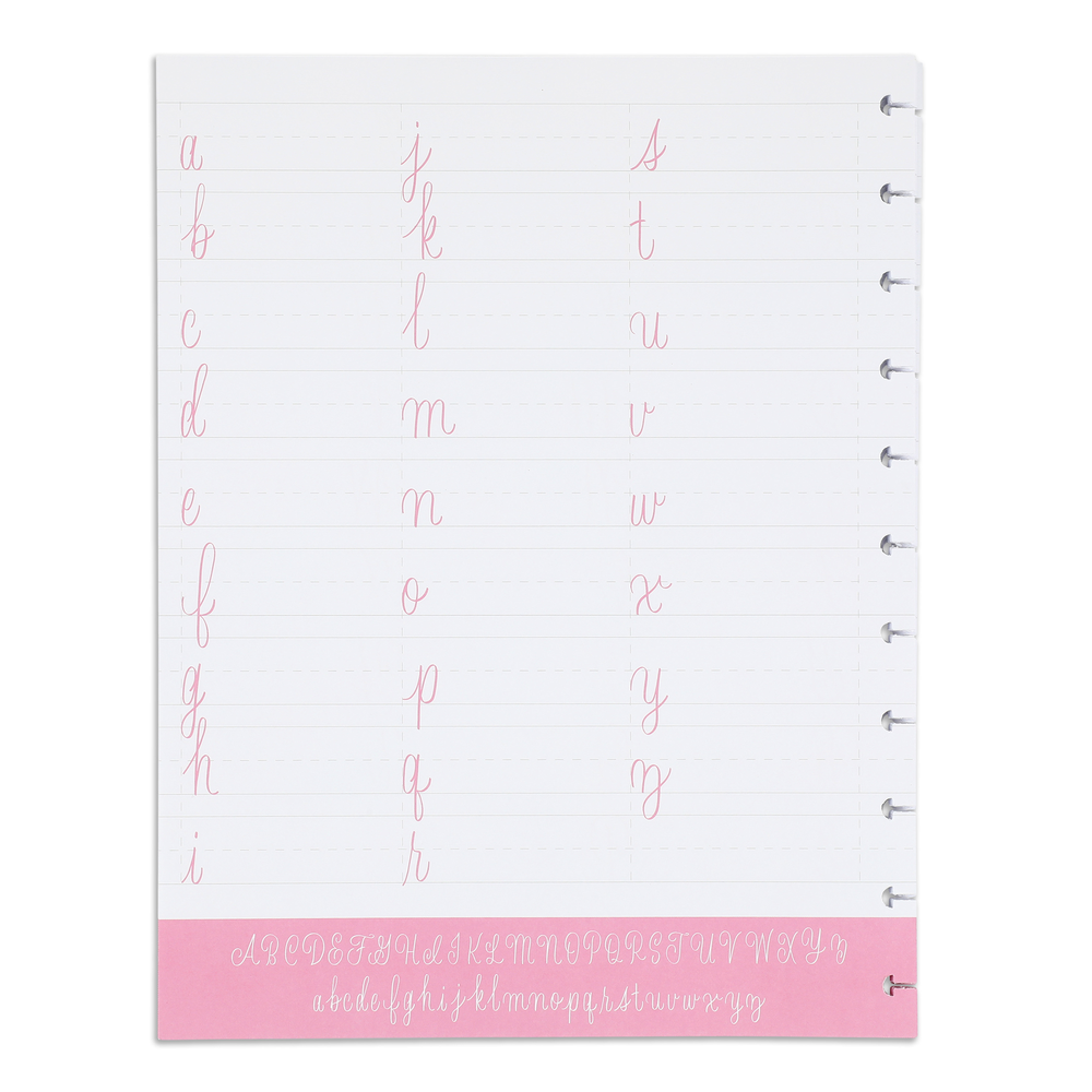 Happy Planner x Threeologie Think Pink Big Filler Paper - Lettering Pa