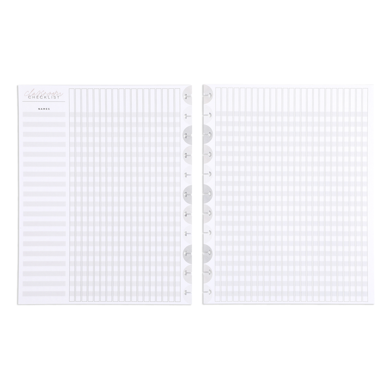 Realign Workbook Realign - Teacher Checklist Big Filler Paper - 40 Sheets – Happy Planner