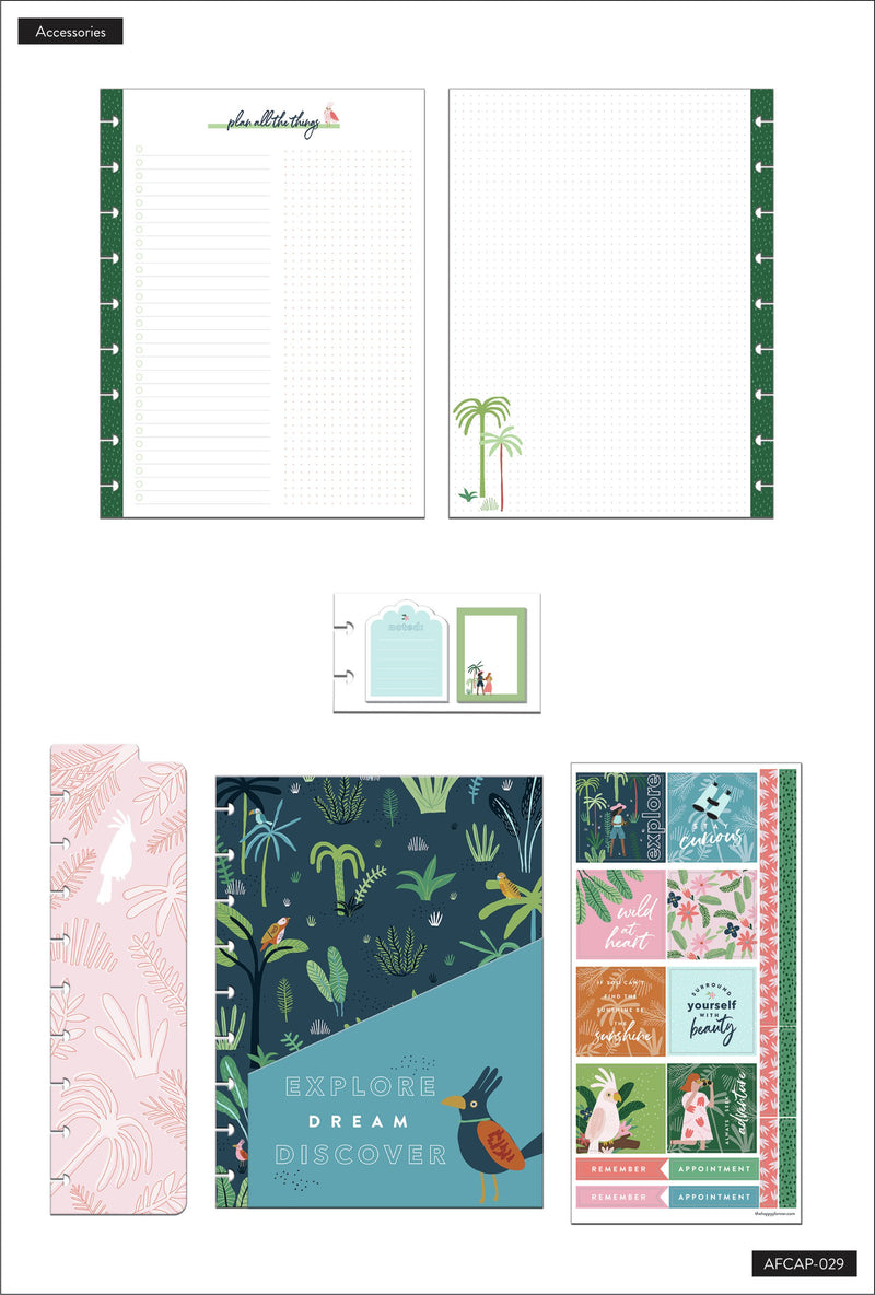 Jungle Vibes Classic Accessory Pack | Happy Planner