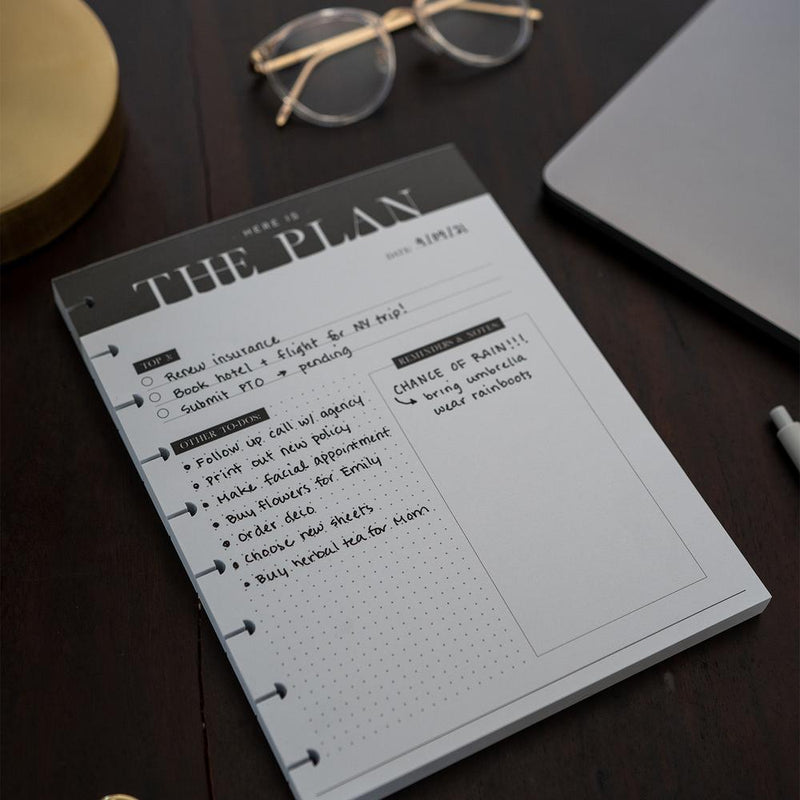 Classic Block Paper Pad - The Plan – The Happy Planner