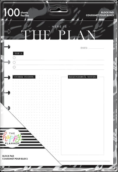 Classic Block Paper Pad - The Plan