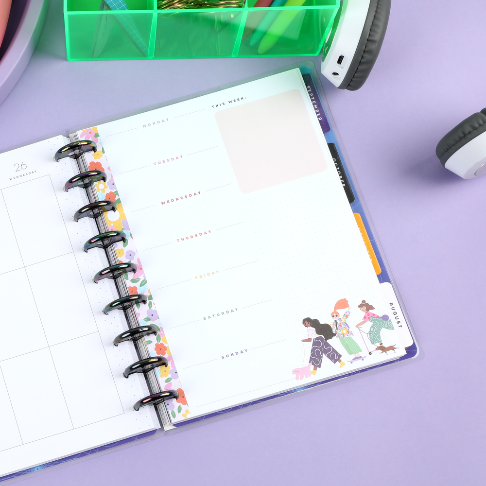 Groovin' & Movin' Block Notepad - Classic - 100 Sheets – Happy Planner