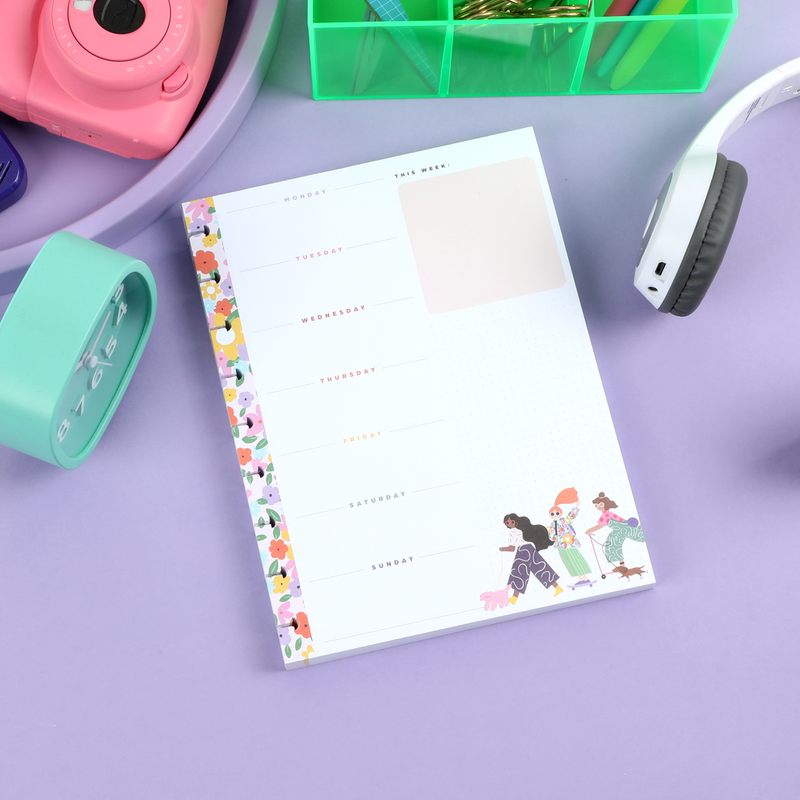 Groovin' & Movin' Block Notepad - Classic - 100 Sheets – Happy Planner