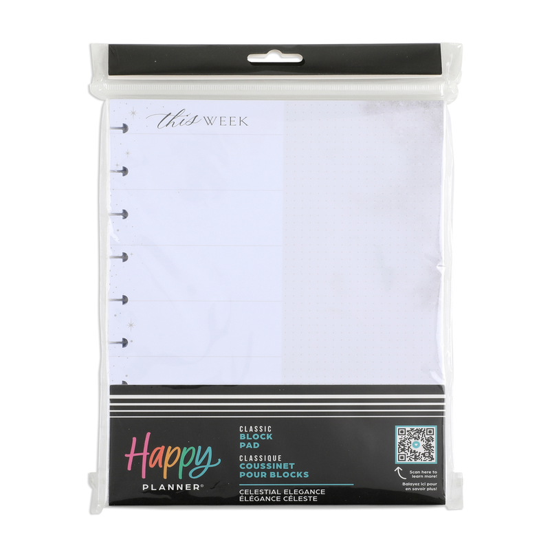 Celestial Elegance - Block Notepad - Classic - 100 Sheets – Happy Planner