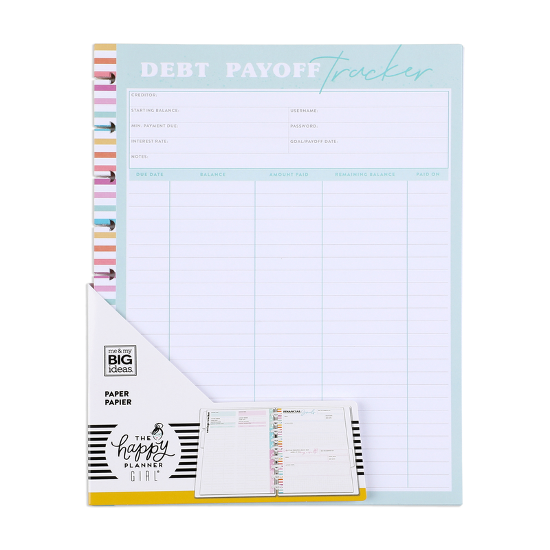 Savvy Saver Classic Filler Paper - Debt Payoff Tracker