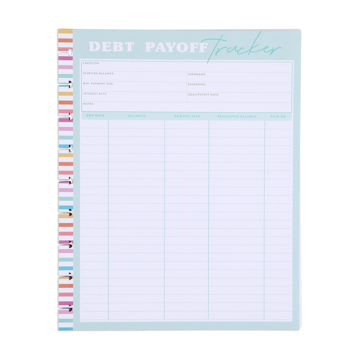 Savvy Saver Classic Filler Paper - Debt Payoff Tracker – Happy Planner savvy-saver-classic-filler-paper-debt-payoff-tracker-happy-planner