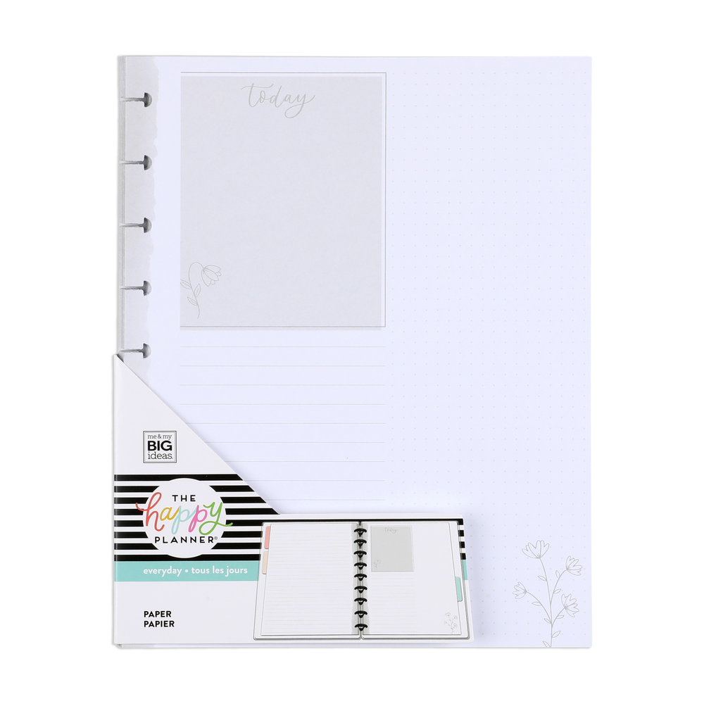 Neutral Florals Classic Filler Paper – Happy Planner