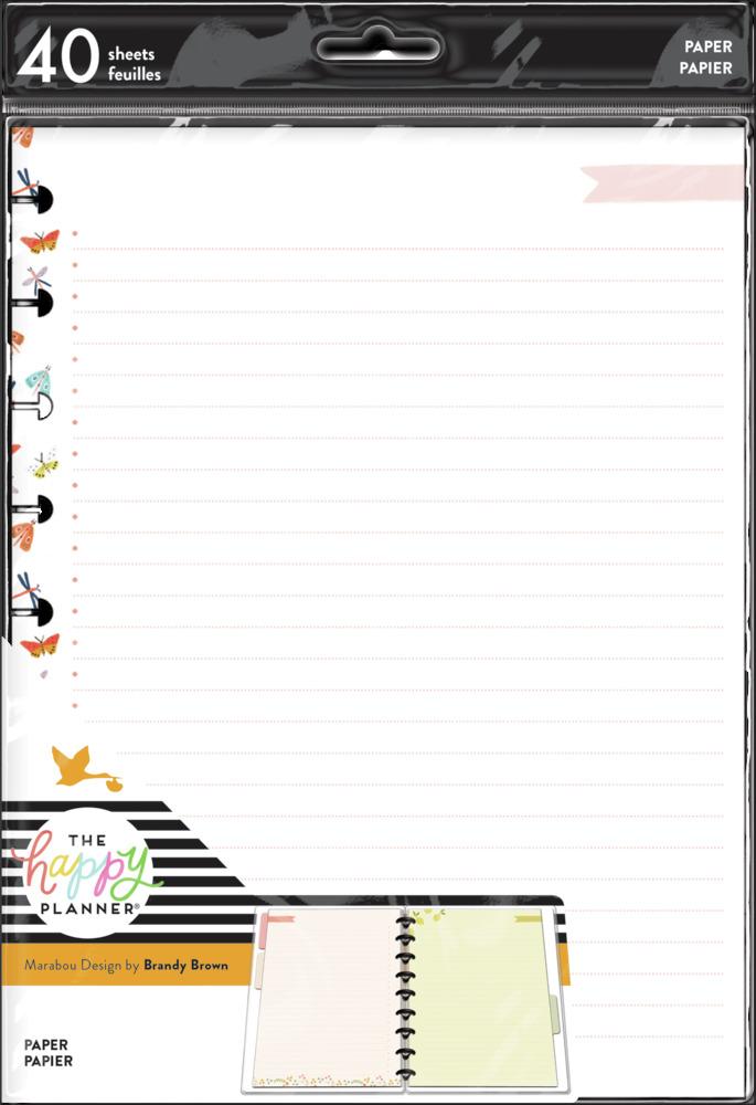 The Happy Planner x Marabou Design Life is Sweet Classic Filler Paper