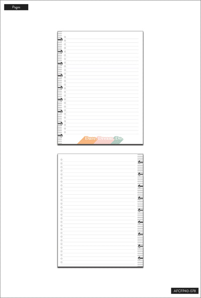 Everyday Checklist Classic Filler Paper - 40 Sheets