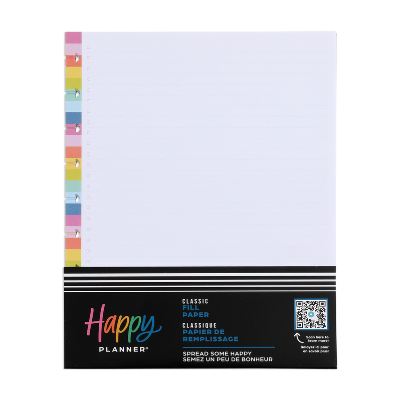 Spread Some Happy - Bullet List Classic Filler Paper - 40 Sheets