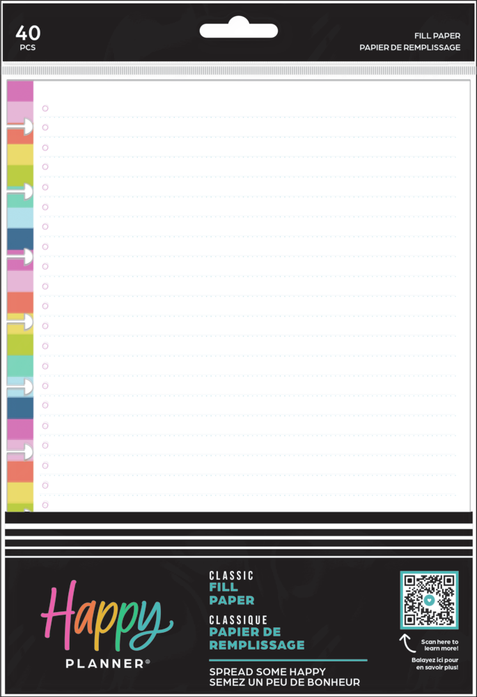 Happy Sheet Example Spread Some Happy - Bullet List Classic Filler Paper - 40 Sheets ...