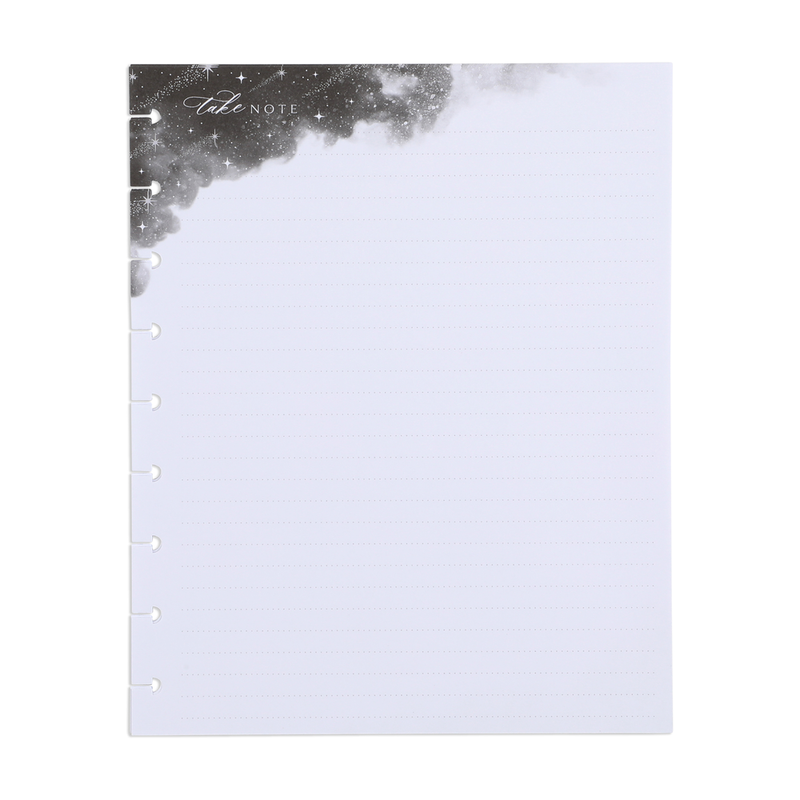 Celestial Elegance - Dotted Lined Classic Filler Paper - 40 Sheets