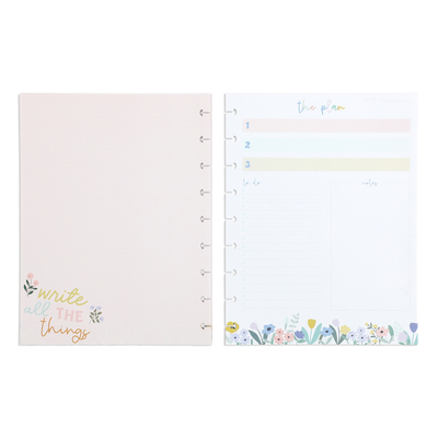 Squad Goals Love Every Season - Blank + Dashboard Classic Filler Paper - 40 Sheets