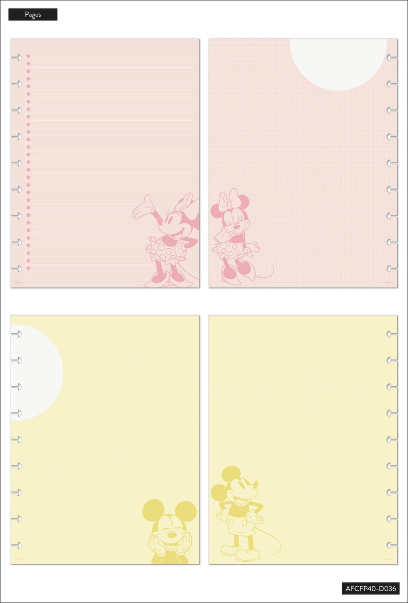 Disney © Mickey Mouse & Minnie Mouse Colorblock Classic Filler Paper