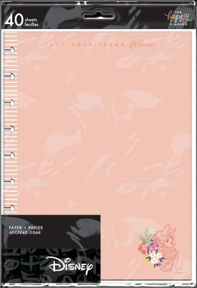Disney © Mickey Mouse & Minnie Mouse Floral Bloom Classic Filler Paper