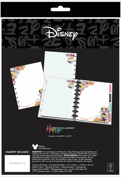 Disney Sunny Minnie Teacher - Dot Grid Classic Filler Paper - 40 Sheets