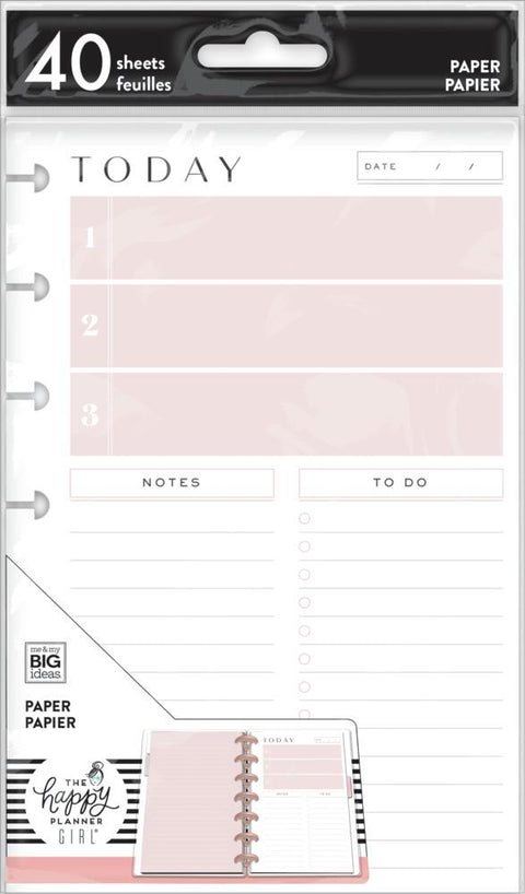 Happy Planner Daily Fill Paper, Hobby Lobby