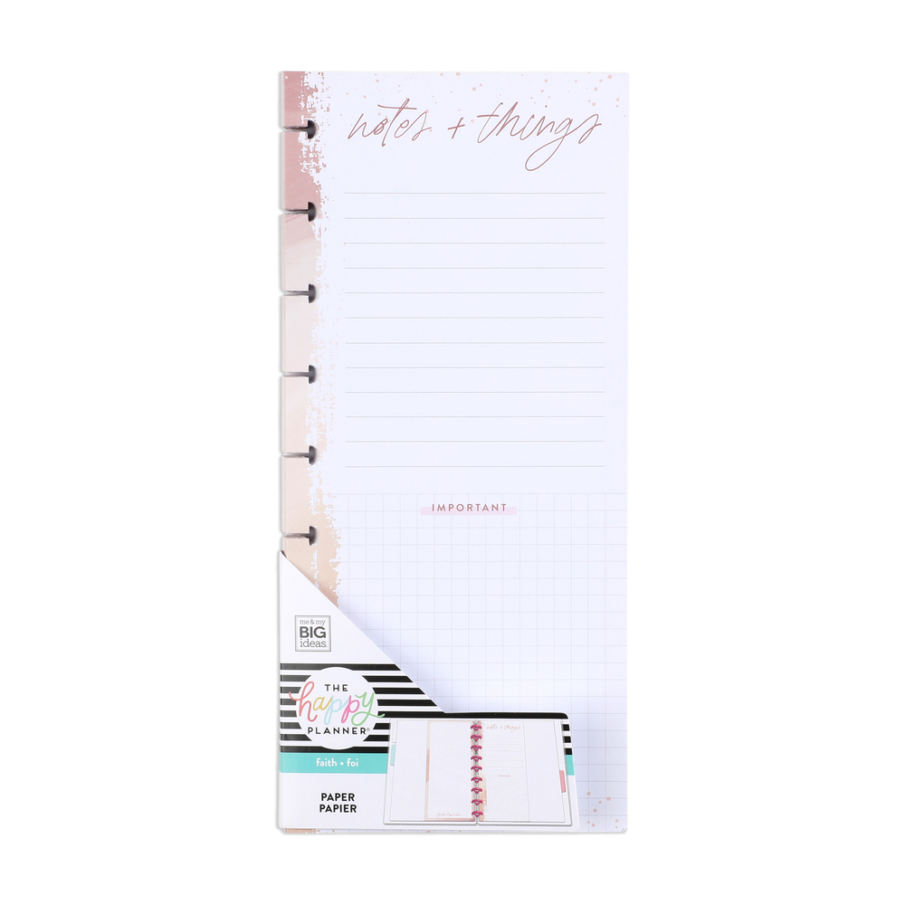 Notes And Things Skinny Classic Filler Paper – Happy Planner