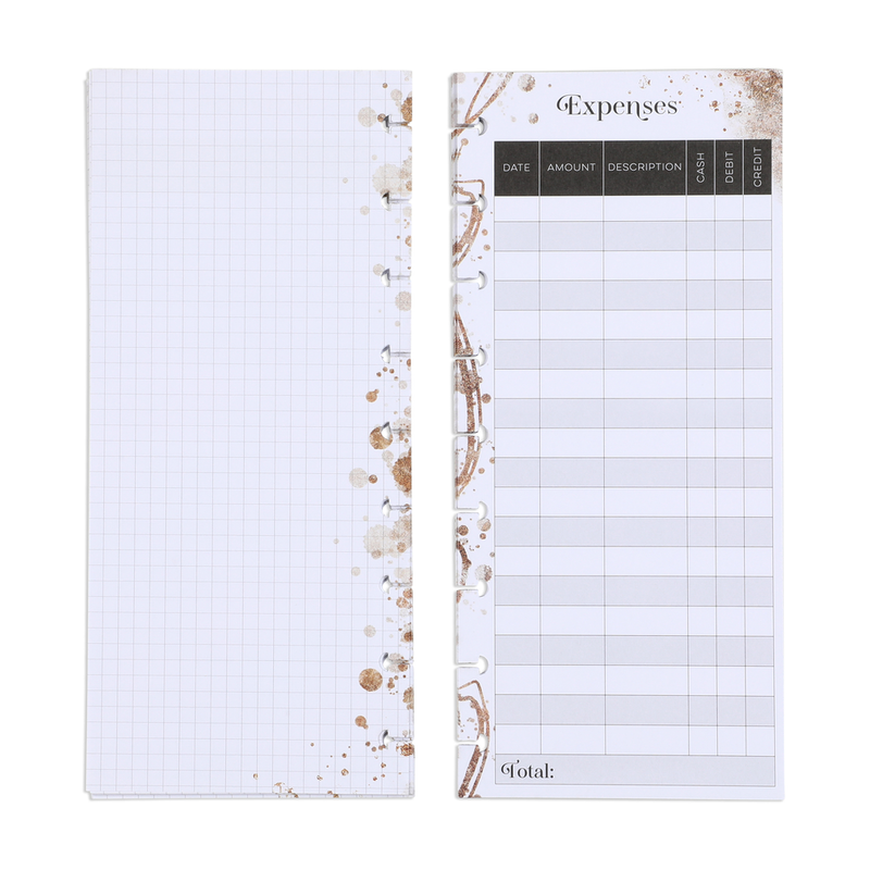 Classic Half Sheet Filler Paper - Budget Better – Happy Planner Classic Half Sheet Filler Paper - Budget Better – Happy Planner