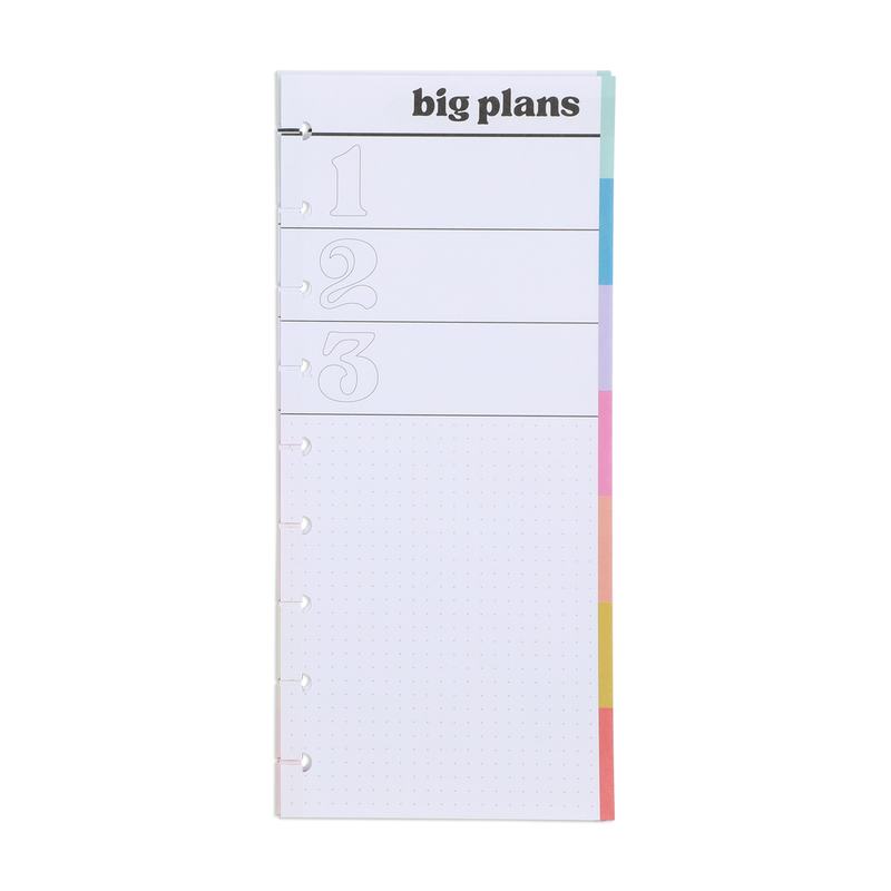 Happy Brights - Dashboard Classic Half Sheet Filler Paper - 60 Sheets